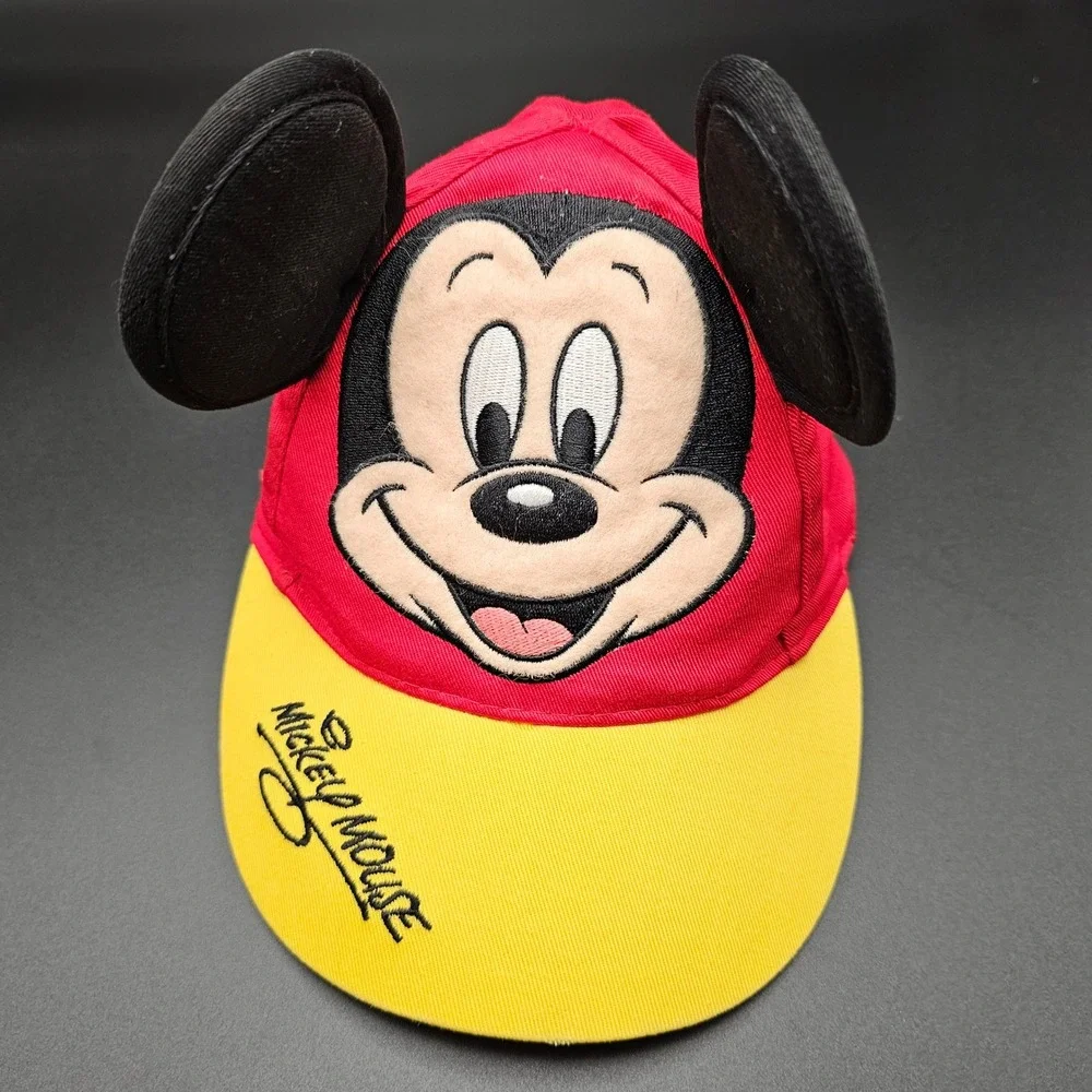 Kids Toddler Disney Walt Disney World Mickey Mouse‎ Red Yellow Baseball Cap